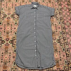 J. Crew 100% Cotton Relaxed Fit Button Up Dress with Pockets